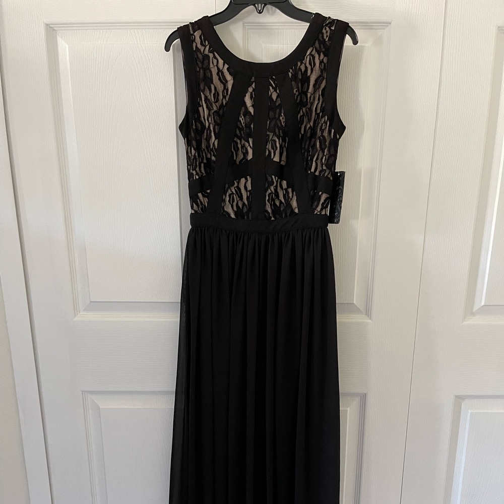 NEW with tag. Black maxi dress
